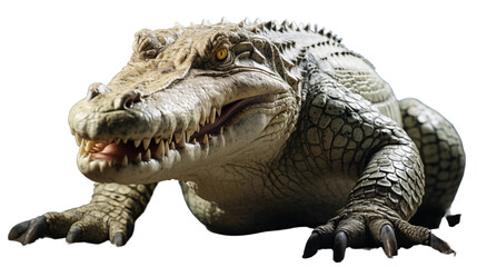 Obraz premium crocodile transparent background.