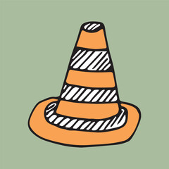 axe. saw. a hammer. blade. the tool. vector. doodle