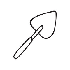 axe. saw. a hammer. blade. the tool. vector. doodle