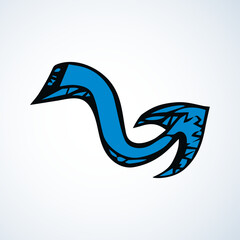 Arrow symbol. Vector drawing icon