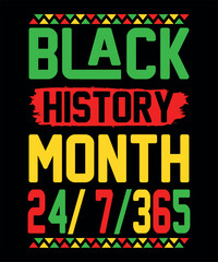 Black History Month 247365 T-Shirt Design