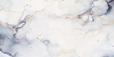 Abstract Marble Background: White, Grey and Gold