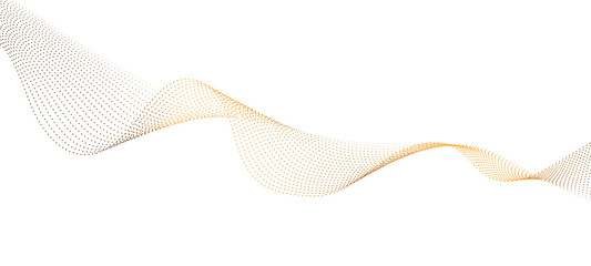 Transparent background Modern abstract glowing wave background. Dynamic flowing wave lines design element. Futuristic technology and sound wave pattern. PNG file