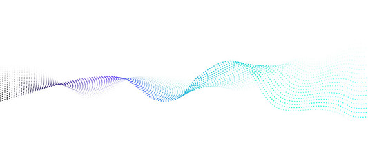 Transparent background Modern abstract glowing wave background. Dynamic flowing wave lines design element. Futuristic technology and sound wave pattern. PNG file