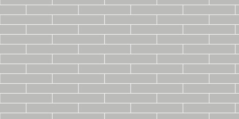 White brick background texture. gray brick pattern and white background wall brick.