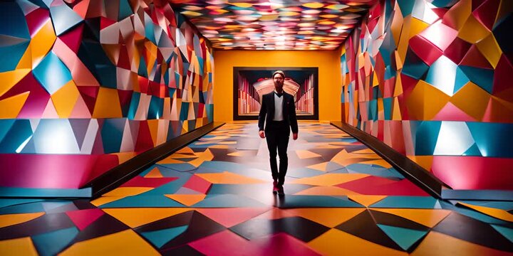 Colorful museum of illusions.