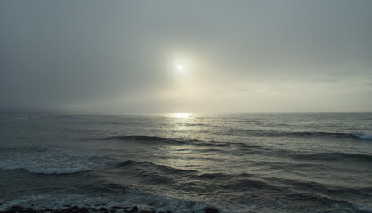 Sunrise over the ocean