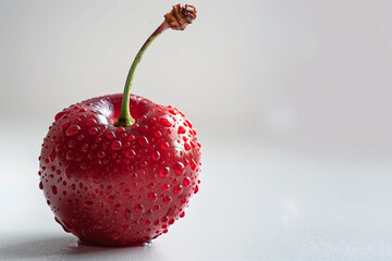 AI generated photo of fresh tasty juicy fruit isolated on white color background created with generative ai