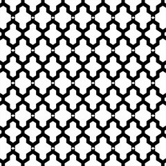 Abstract geometric cross design pattern with diamond symbols in negative space. Used for design surfaces, fabrics, and textiles.