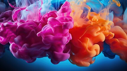 Obraz premium Abstract Swirling Colors in Water