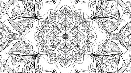 Stress Relief Mandala Adult Coloring Book: Beautiful Patterns to Color