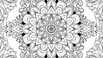 Stress Relief Mandala Adult Coloring Book: Beautiful Patterns to Color