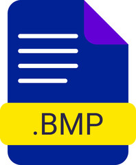 BMP File extension icon with symbol