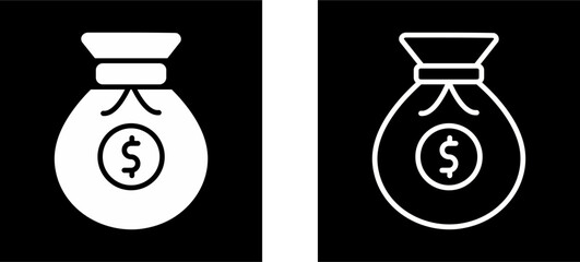 Money Bags Vector Icon