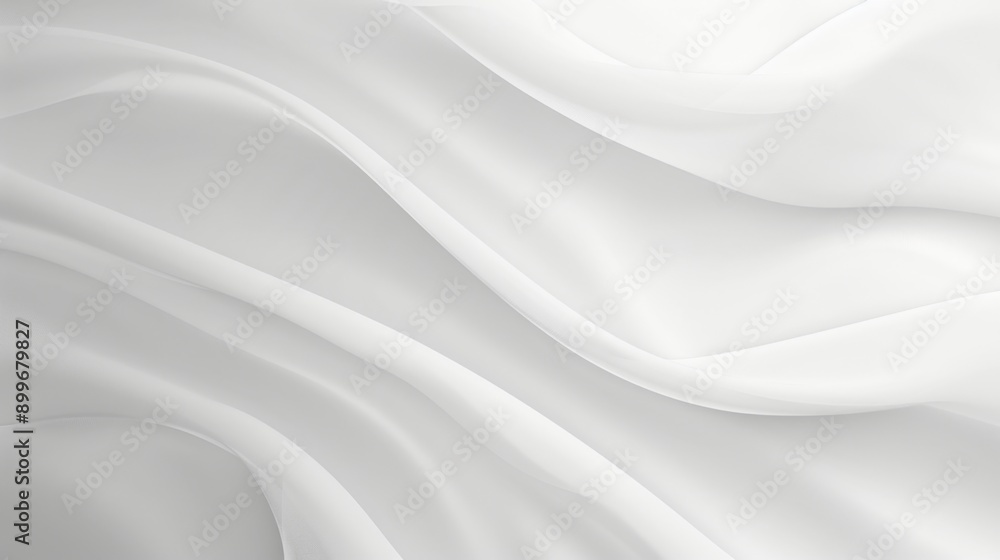 Fototapete A clean, minimalist background with a subtle gradient from light gray to white, offering a versatile and unobtrusive backdrop