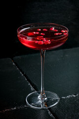 tasty cocktail in the bar