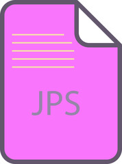 JPS File icon fill and outline rounded corners