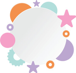 Sale offer banner with empty text space promotional business banner