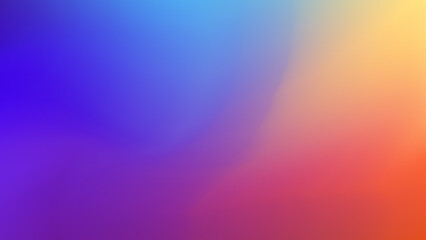 Colorful Gradient Watercolor Background. Blurred Banner. Abstract Wallpaper. Multicolored. Vector