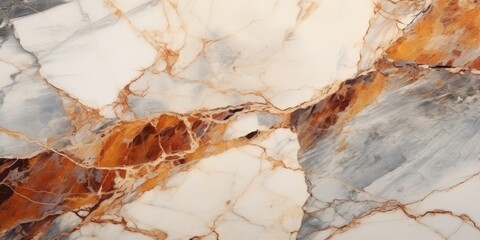 Fototapeta premium Marble Texture with Brown and Gray Veins