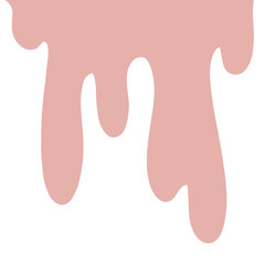 hand drawn illustration Dripping Strawberry