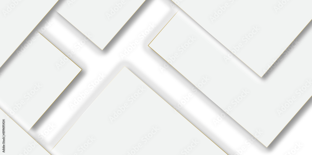 Poster abstract grey square shape with futuristic concept embossed papercut background with neomorphism abs