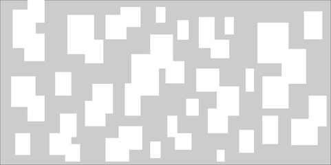 Abstract elegant background white and gray squares texture. Abstract white and grey geometric overlapping square pattern abstract futuristic background technology digital concept. 