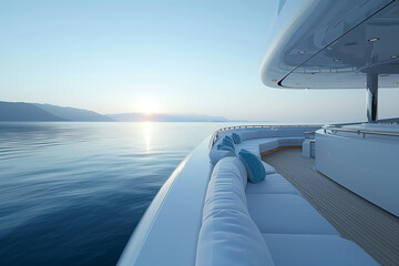 Fototapeta premium Yatch view without human