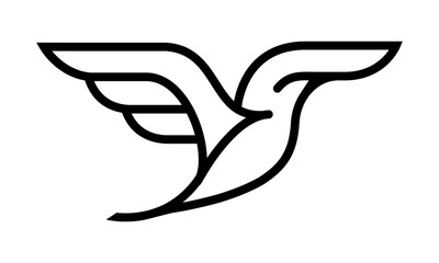 Abstract Bird logo