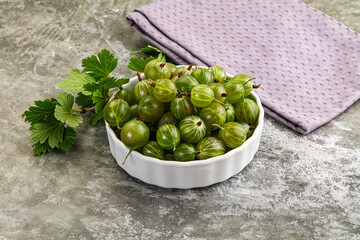 Ripe sweeet and juicy gooseberry