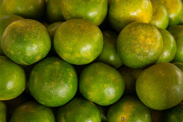 Sweet oranges, fruits from the fresh market