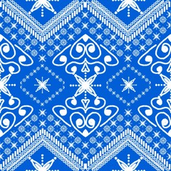 Fototapeta premium Seamless Traditional Background Design Native Pattern Floral Pattern Nature Graphic Pattern