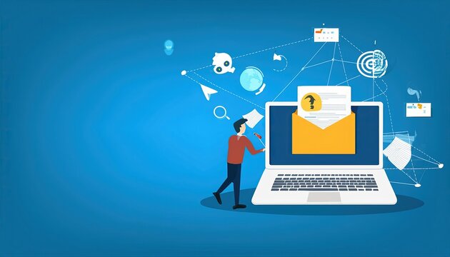 e-learning education concept, learning online with webinar, video tutorial, internet lessons