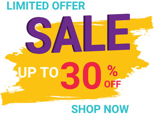 Sale offer banner