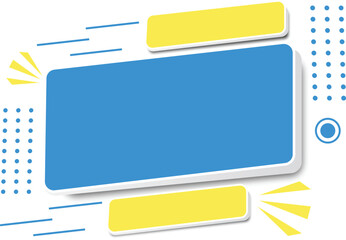 Sale offer banner with empty text space promotional business banner