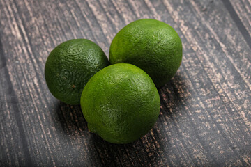 Green sour tropical Lime fruit