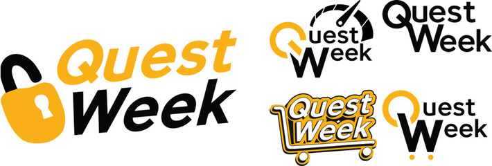 Logo Vector of Quest week for promo event