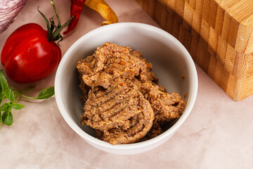 Liver Pate spread in the bowl
