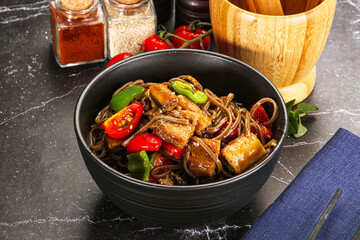 Buckwheat Soba with eel and vegetavles