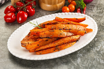 Baked batat with with spices
