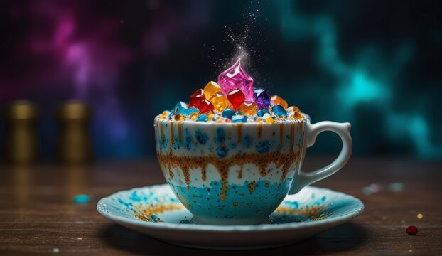 Colorful Dessert in a Charming Cup