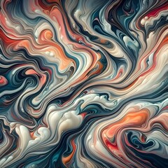Fluid Paint Swirls