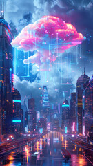 Obraz premium realistic high-resolution photo of City, with detailed background