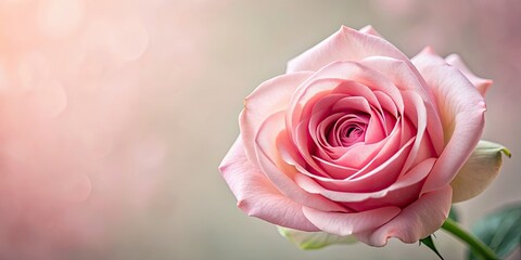 Close up of a delicate pink rose, tenderness, pink, rose, flower, close up, petal, nature, beauty, romantic, soft, delicate