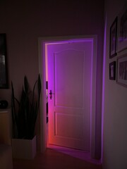 Lichterspiel an der Tür 