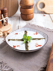 selection of arab salad mixed
