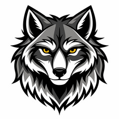 Wolf  Silhouette Vector Illustration
