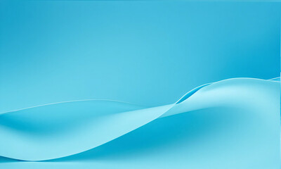 Smooth blue wave abstract background with flowing lines and a soft, artistic design