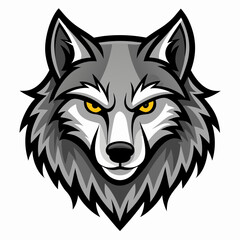 Wolf  Silhouette Vector Illustration
