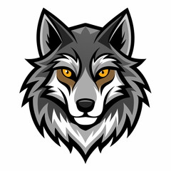 Wolf  Silhouette Vector Illustration
